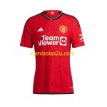 Camisolas de futebol Manchester United Mulher Equipamento Principal 2023/24 Manga Curta